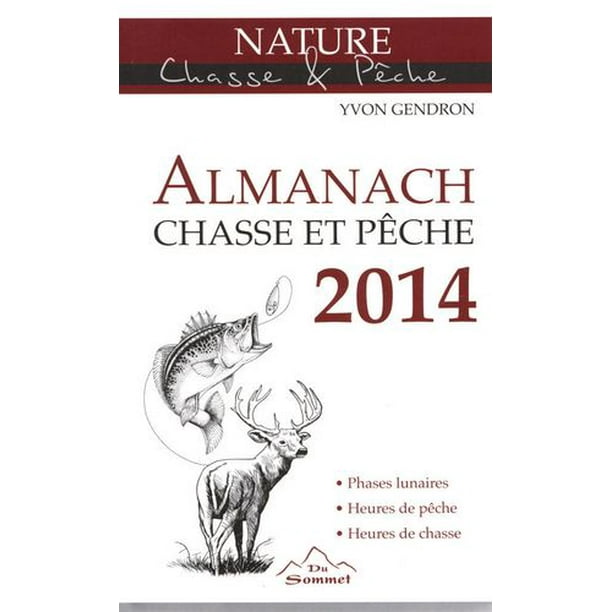Almanach chasse et pêche 2014