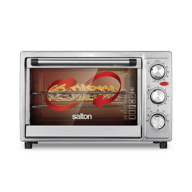 Salton Air Fryer Toaster Oven, 6 Slice, 1600W, TO2040SS Walmart.ca