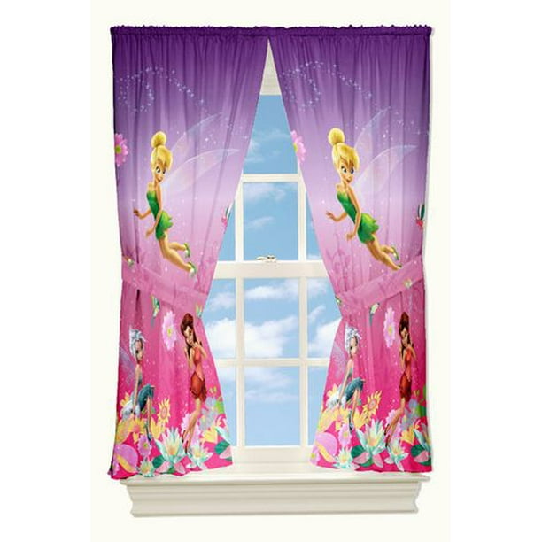 Disney Rideaux Fée Clochette Princess « Pixie Paradise », multicolorés