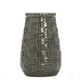 Petit vase texturé en céramique, gris HOMETRENDS® – image 1 sur 1