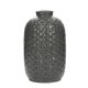 Vase texturé en céramique, gris foncé HOMETRENDS® – image 1 sur 1