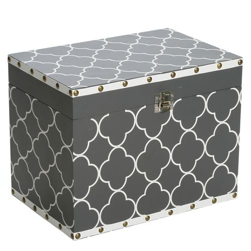 Hometrends® Grey Geo Storage Box Walmart Canada