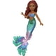 Ariel The Little Mermaid de Disney, petite poupée sirène avec queue signature, jouets inspirés du film Âges 3+ – image 4 sur 6
