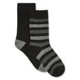 thumbnail image 1 of Athletic Works Boys' Thermal Crew Socks 2-Pack, 1 of 1