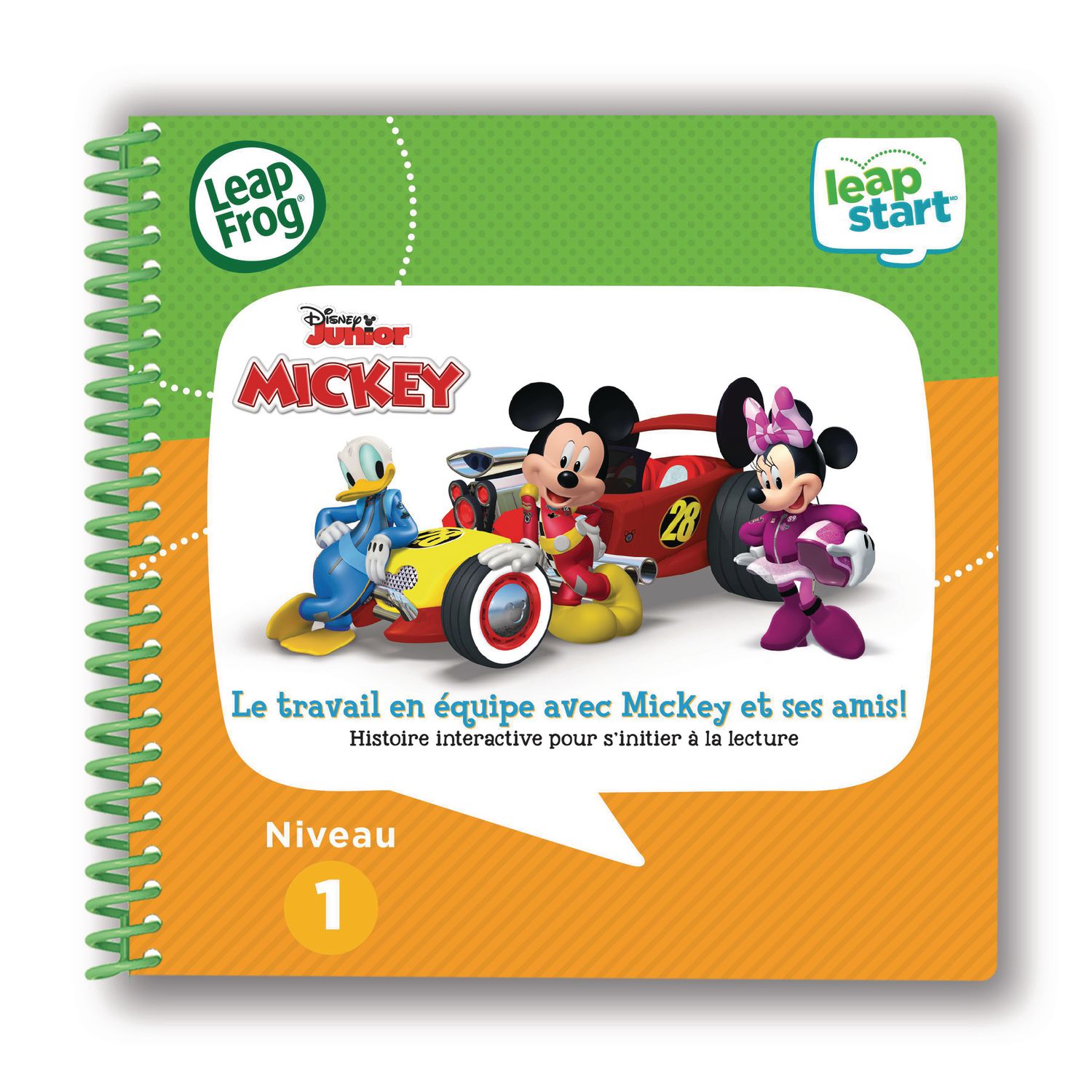 French　1):　to　Mickey　LeapFrog　Storybook　Roadster　(Level　the　Version,　LeapStart　Preschool　3D　and　Racers　years