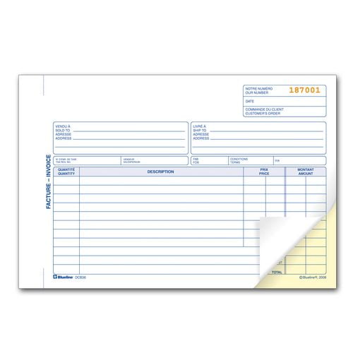 invoice book walmart canada