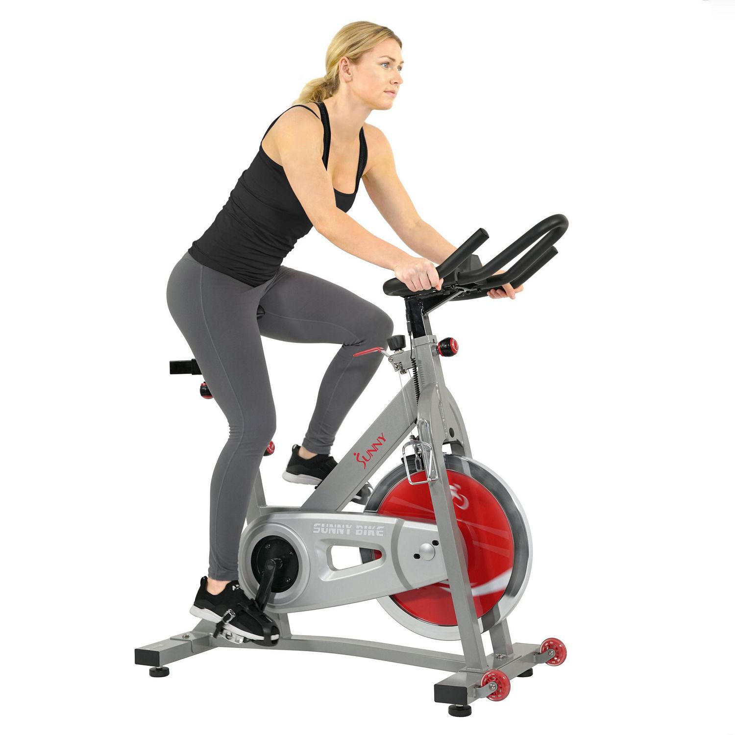 sunny health & fitness belt drive pro indoor cycling bike