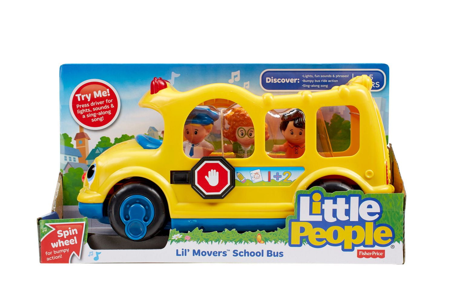 Fisher price lil clearance movers school bus