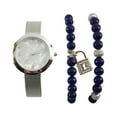thumbnail image 1 of Ladies Silvertone Watch and Bracelet Set, 1 of 1