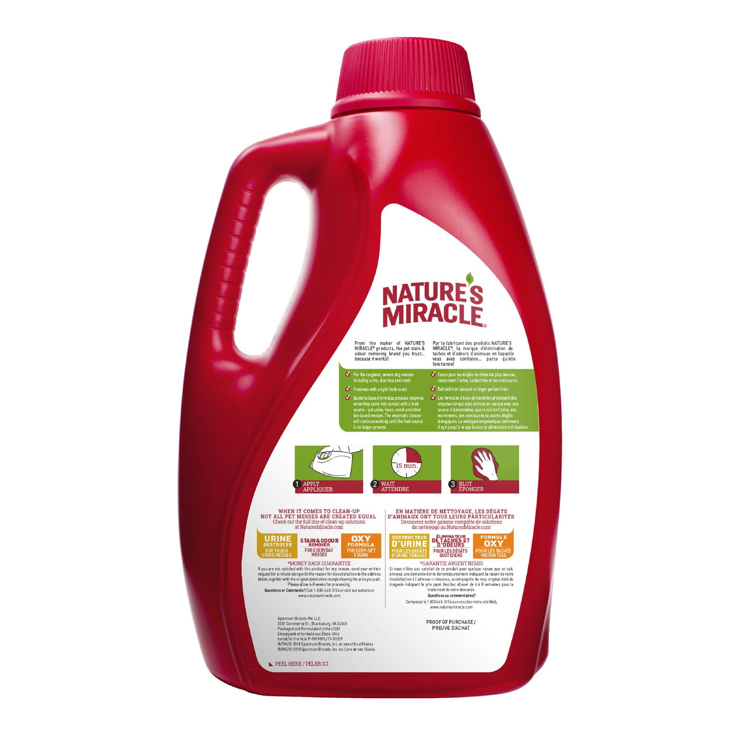 Nature's miracle outlet hardwood cleaner