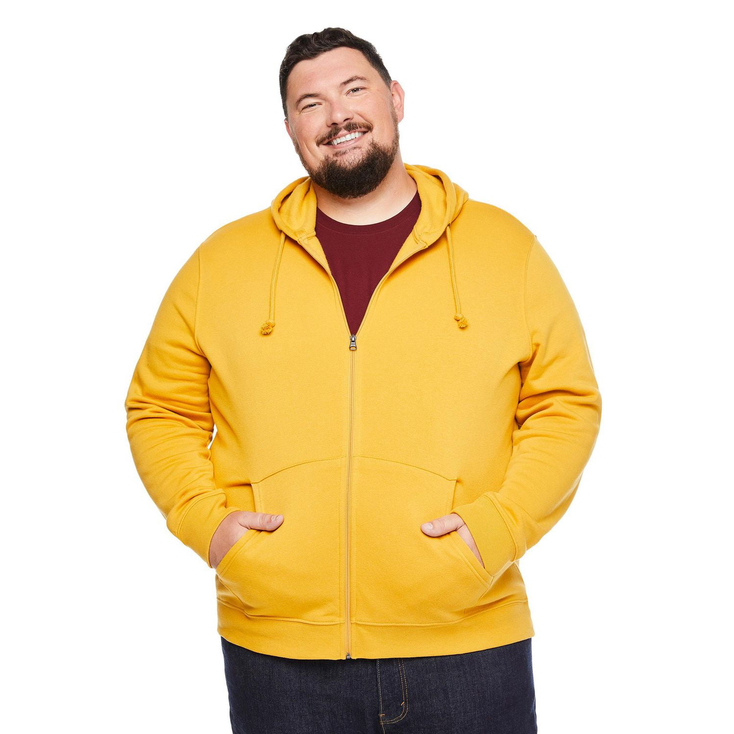 George Big Men's Full-Zip Hoodie
