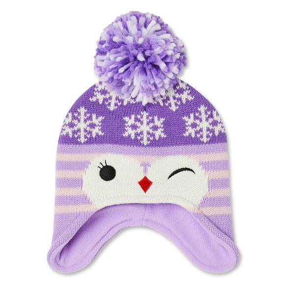 George Toddler Girls' Owl Toque with Pompom