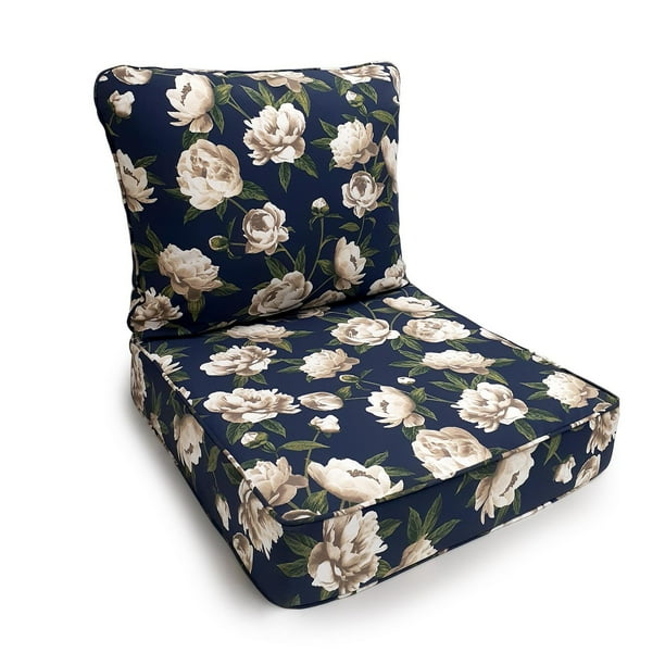 hometrends Deluxe Deep Seat Cushion Grey Textured Walmart.ca