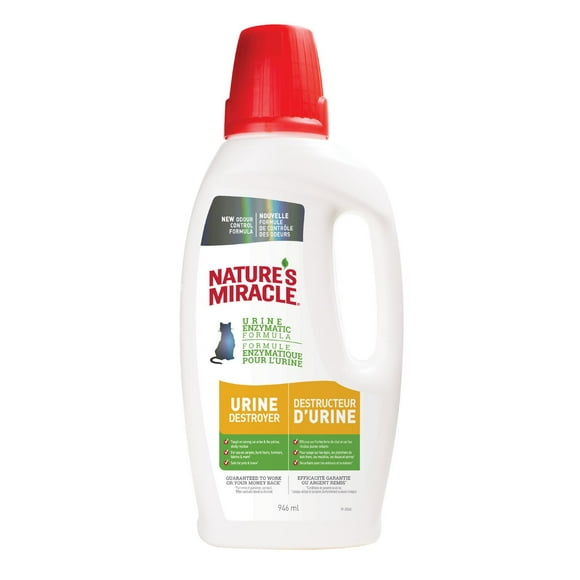 Nature's Miracle Destructeur D'Urine pour Chats, 946ml Verser