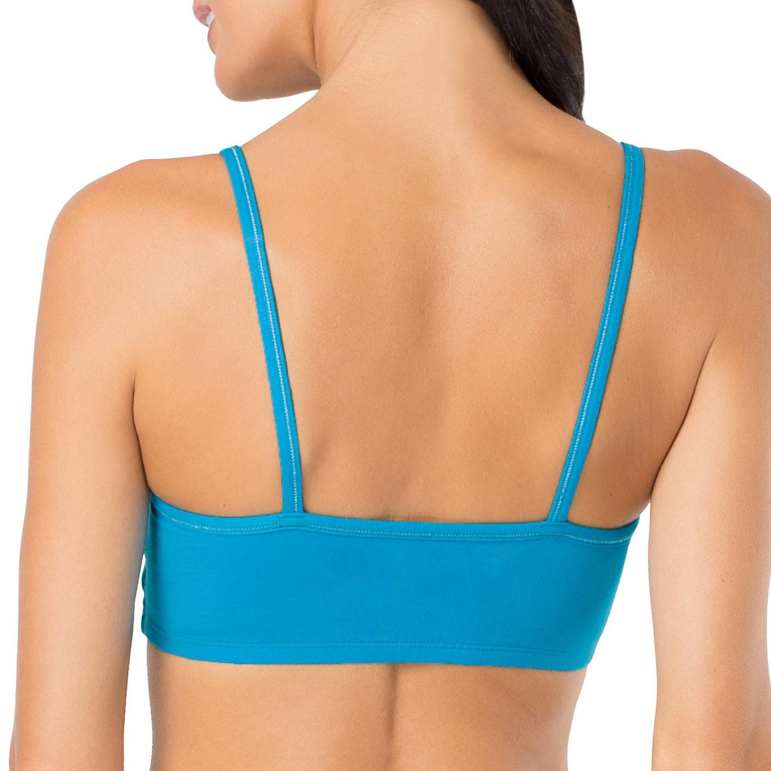 Fruit of the Loom Women's 3-Pack Built-Up Sports Bra, Sizes 34, 36, 38, 40, 42, 44