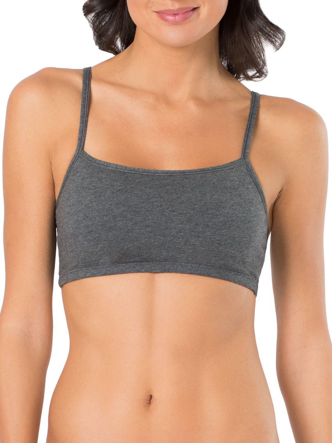 Fruit of the Loom Women's 3-Pack Built-Up Sports Bra, Sizes 34, 36, 38, 40, 42, 44