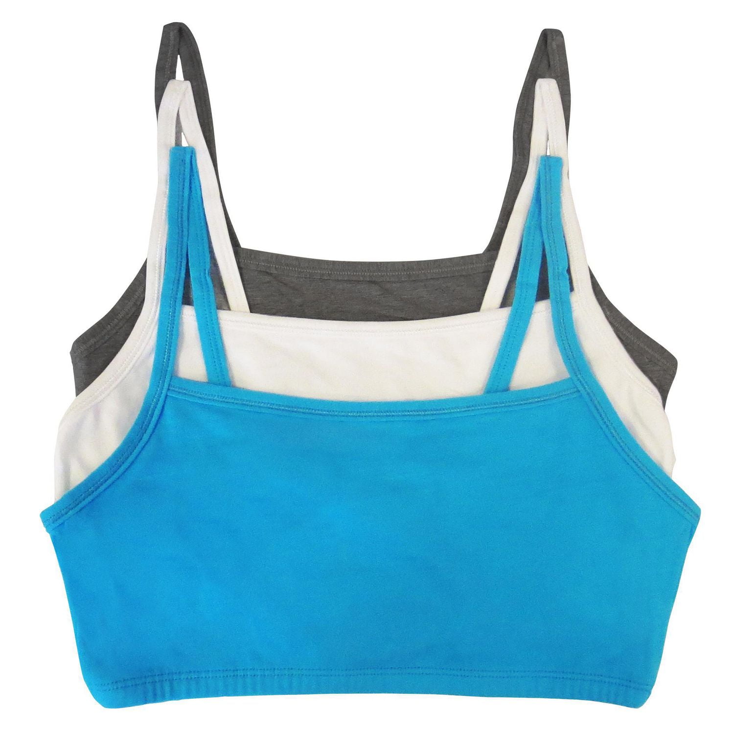 Fruit of the Loom Women's 3-Pack Built-Up Sports Bra, Sizes 34, 36, 38, 40, 42, 44