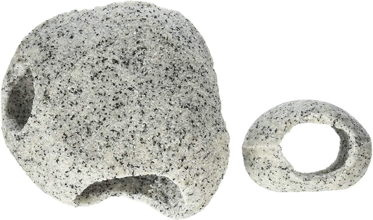Penn-Plax Small And Medium Stone Hideaways- Resin, Aquatic decor