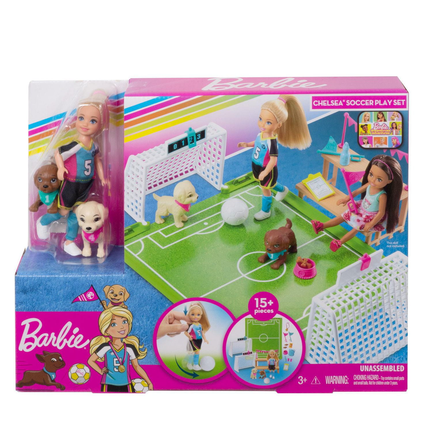 Barbie soccer set on sale