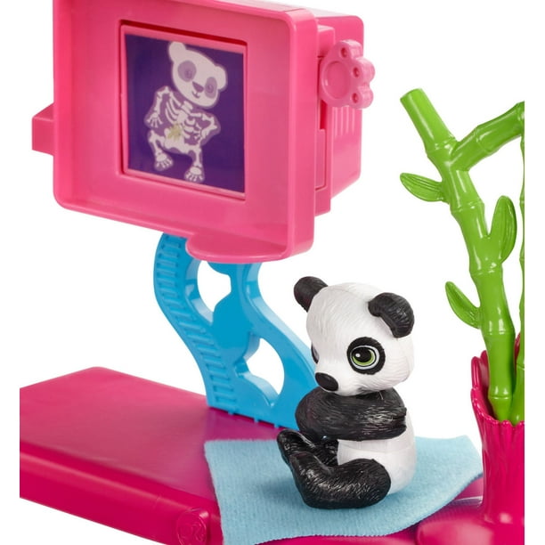 Coffret de jeu Vétérinaire pour pandas de Barbie 