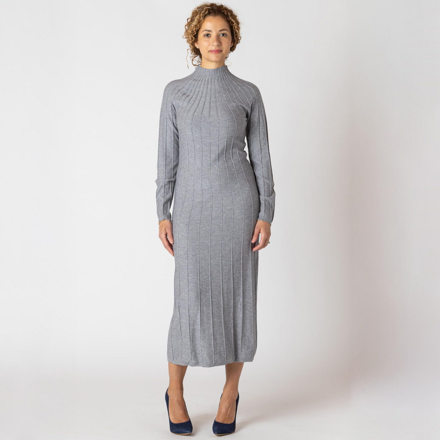 Devoted robe-pull longue à manches longues