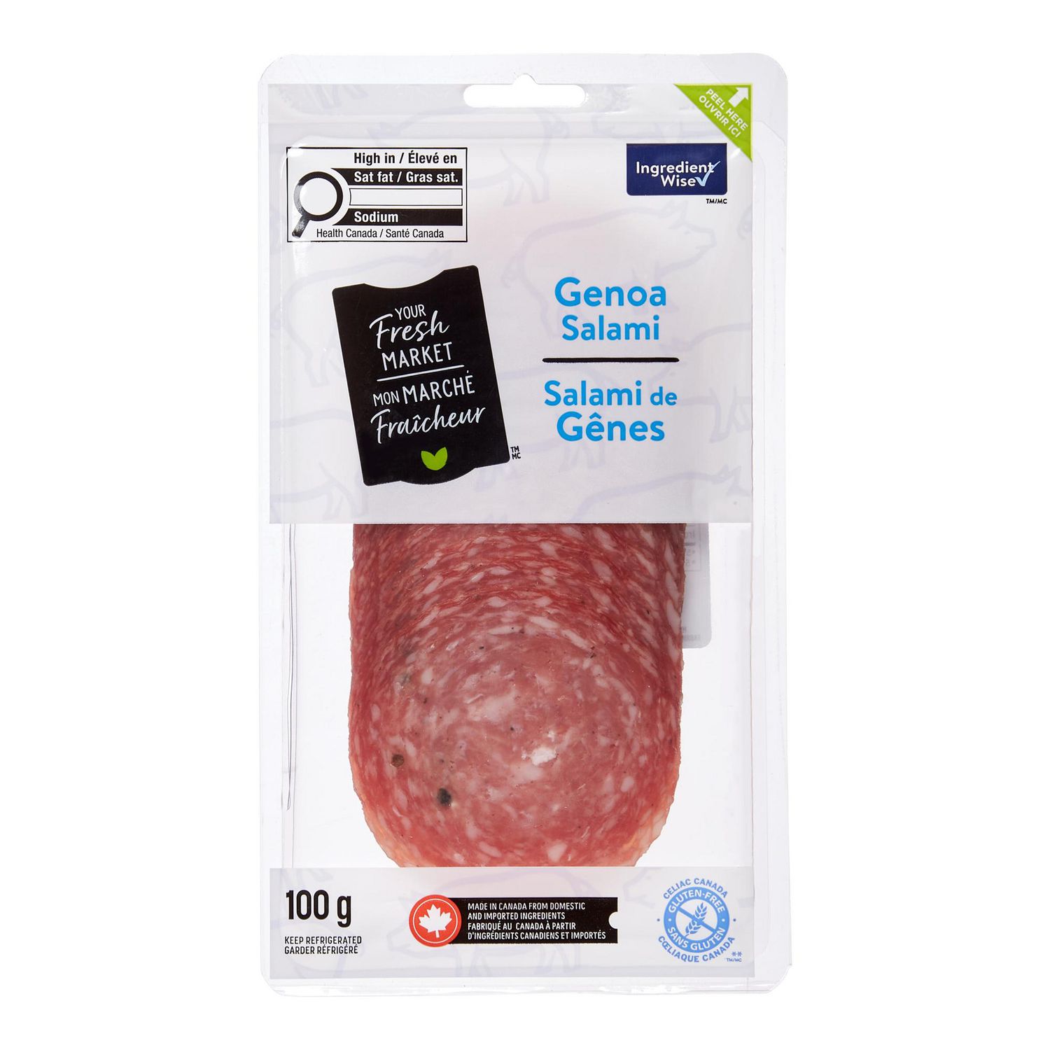 Your Fresh Market Genoa Salami, 100 g