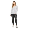 thumbnail image 1 of Paisley Sky Maternity Long Sleeve Crew Neck Tee, 1 of 2