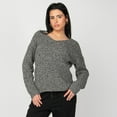 thumbnail image 1 of Devoted Long Sleeve Beveled Hem Sweater, 1 of 2