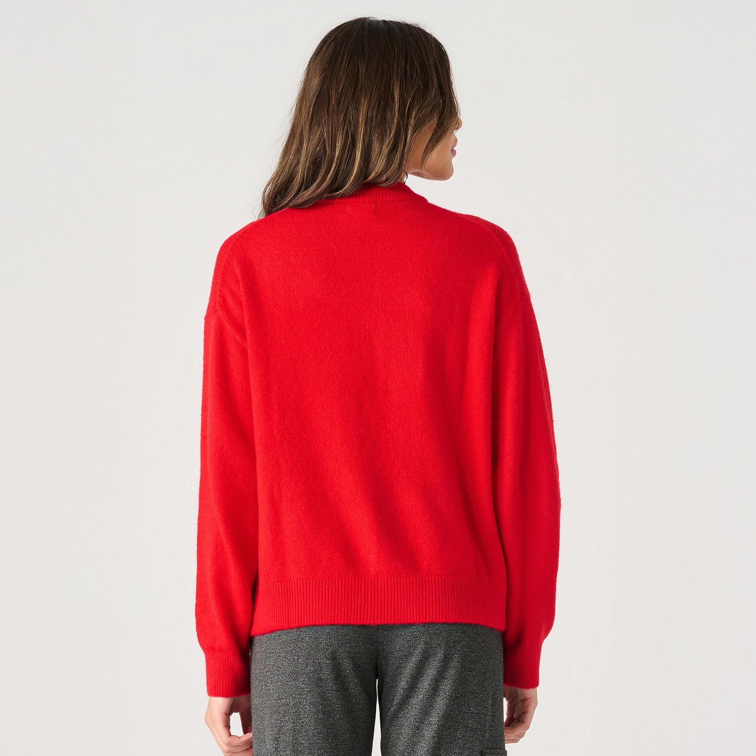 Devoted Pull à manches longues orné de perles argentées