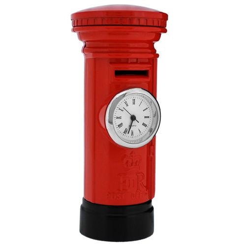 Mini horloge de bureau boîte aux lettres européenne (C126D)