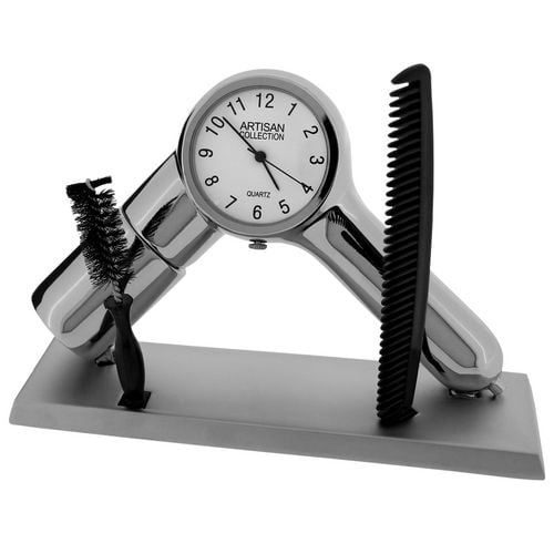 Mini horloge de bureau séchoir de salon de coiffure (C1977S)
