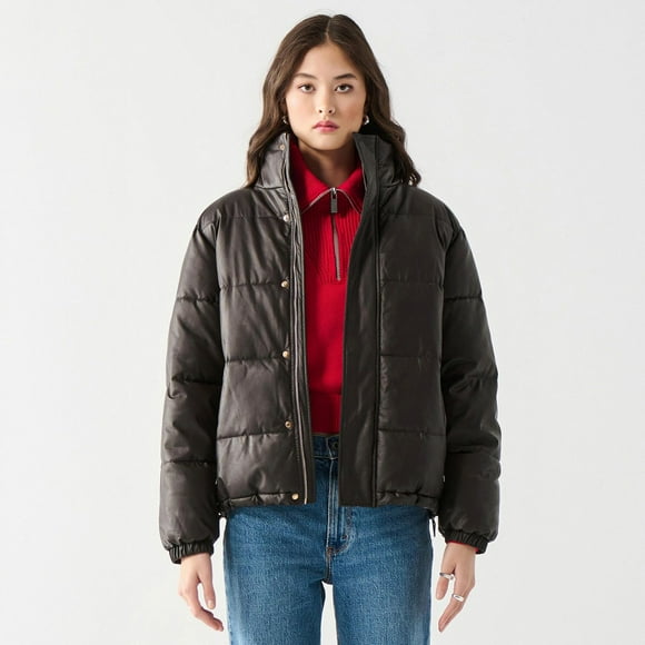 Devoted long sleeve puffer jacket
