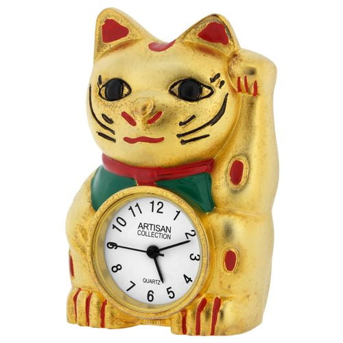 Chinese lucky outlet cat clock