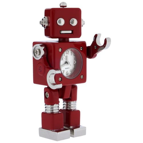 Horloge de bureau Robot de science-fiction rétro (C1330RD)