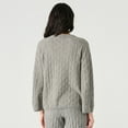 thumbnail image 2 of Devoted Long Sleeve Cable Knit Sweater, 2 of 2