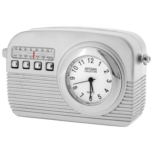 Horloge de bureau en forme de radio rétro (C30S)