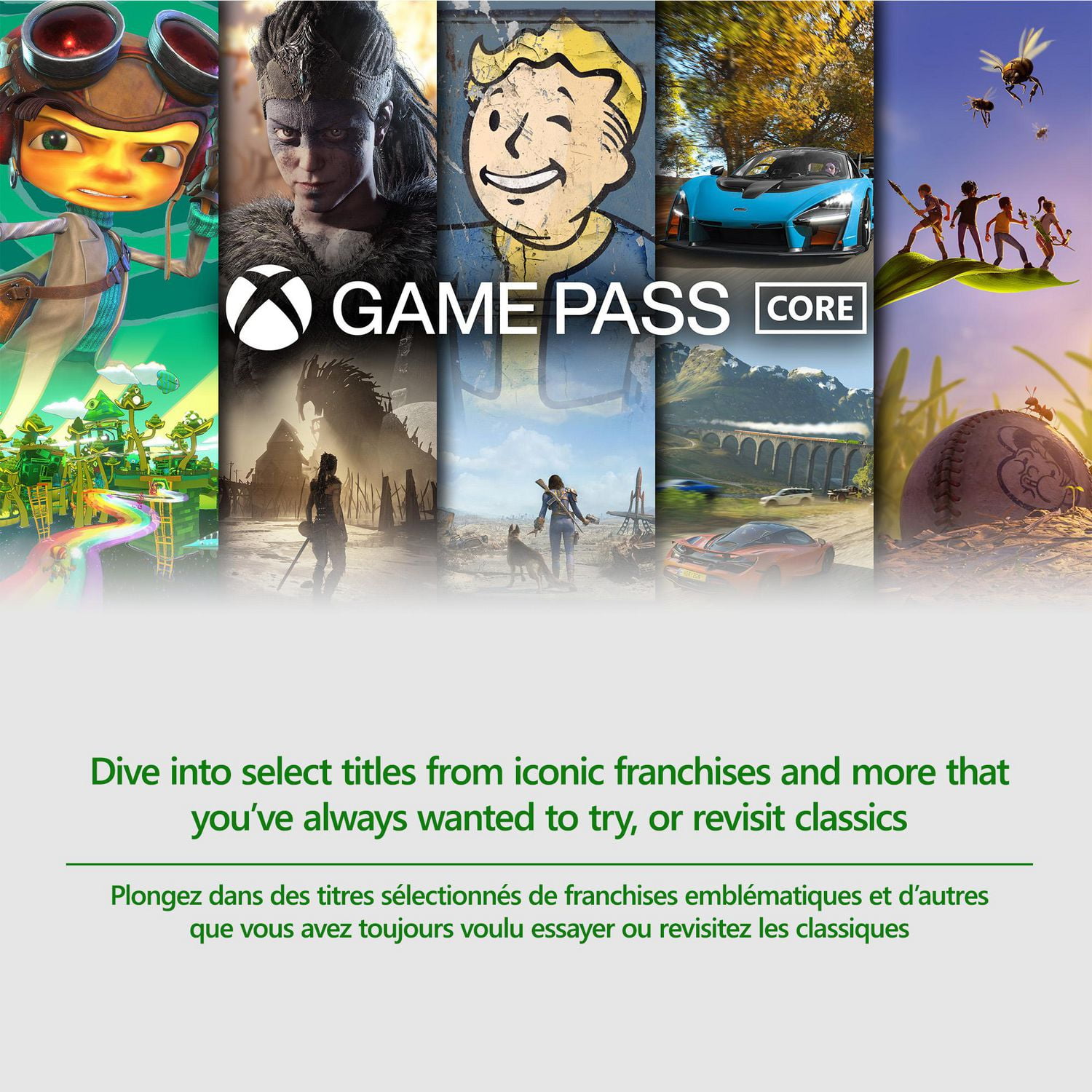 Xbox Game Pass Core 12 Month 69.99 Gift Card Digital Code