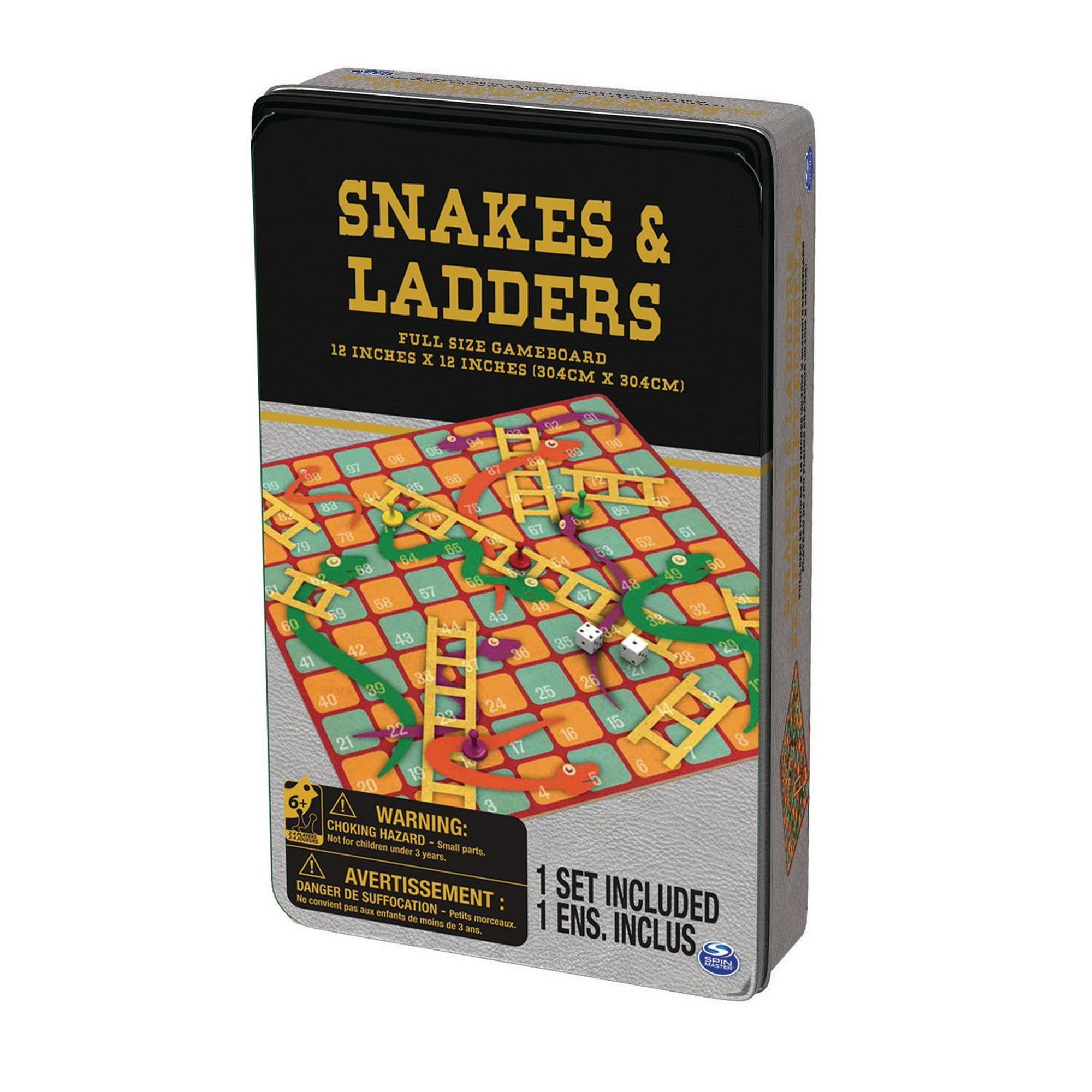 Classic Snakes & Ladders Game, Board for children - Walmart.ca