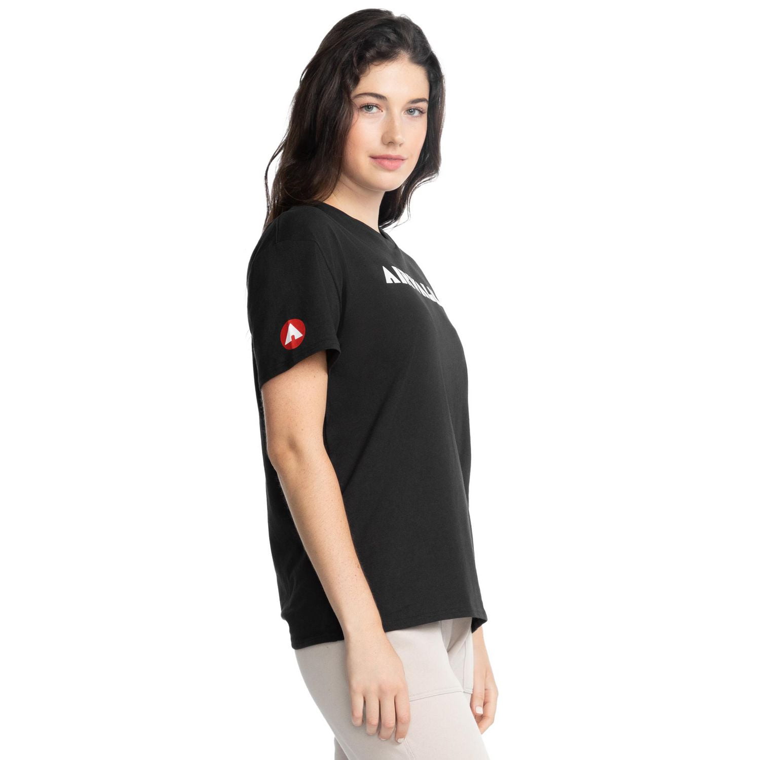 AIRWALK FEMME HAUT À MANCHES COURTES AVEC LOGO Tailles XS – XXL