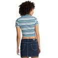 thumbnail image 3 of AIRWALK 2X2 RIB CROPPED ZIP TEE, 3 of 6
