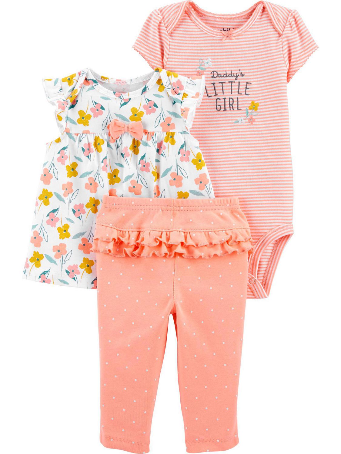 Child of Mine made by Carter's Infant Girls' 3-piece Set -Dad's Girl ...