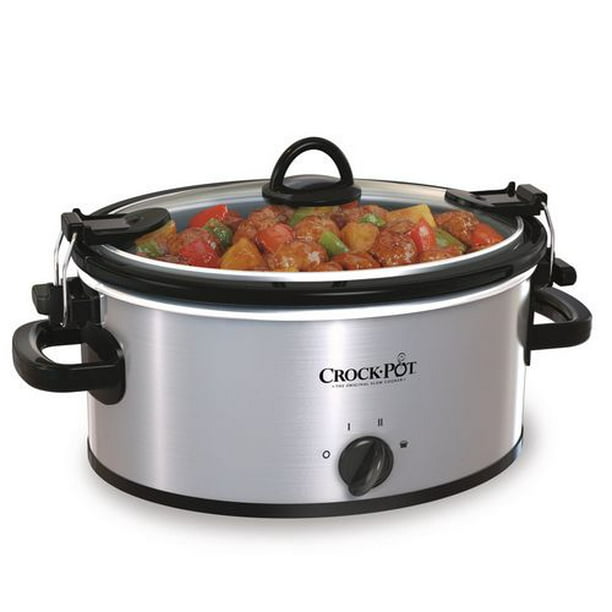 Crock-Pot 7qt Manual Slow Cooker - Stainless Steel SCV700-SS