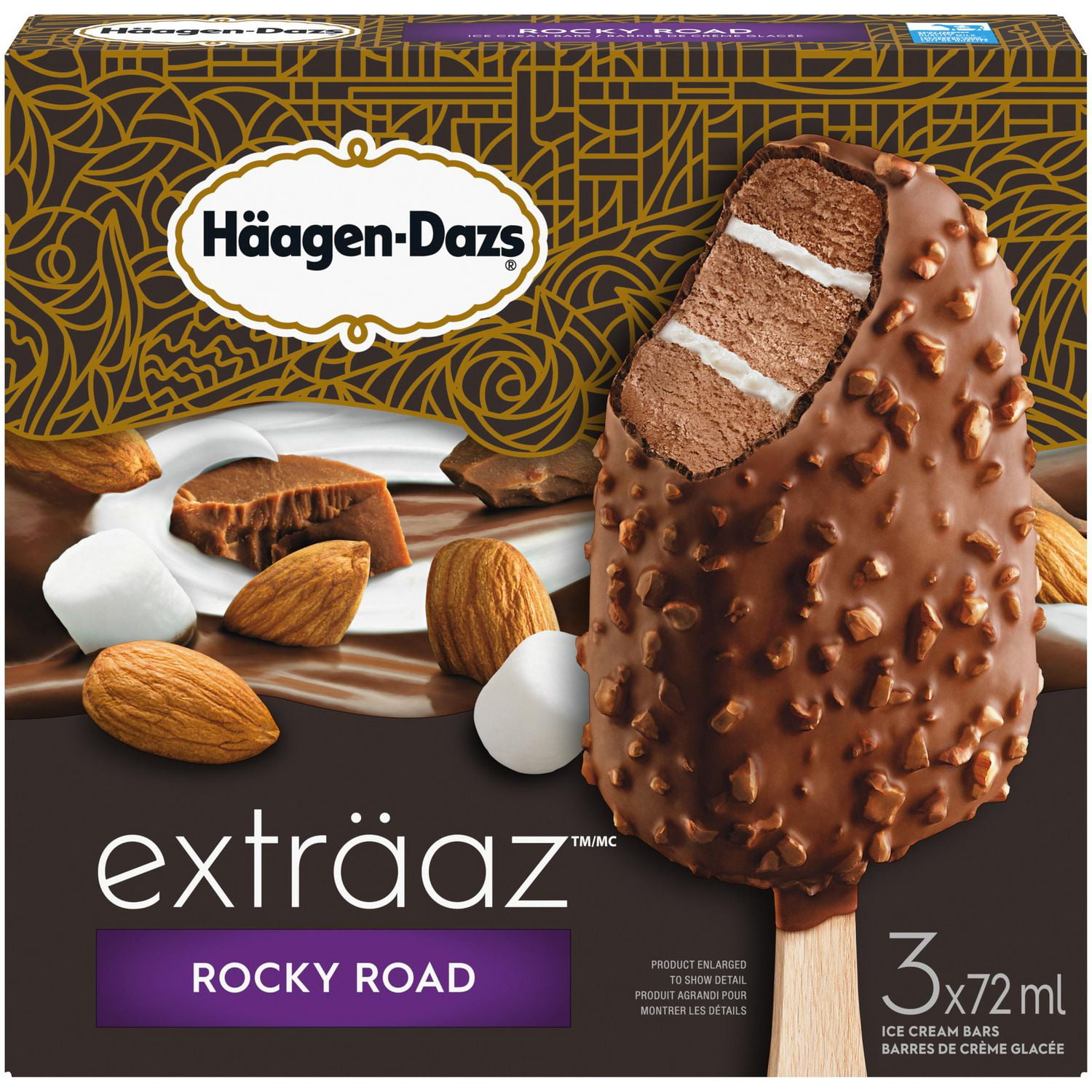 HÄAGENDAZS® exträaz™ Rocky Road Ice Cream Bars Walmart Canada