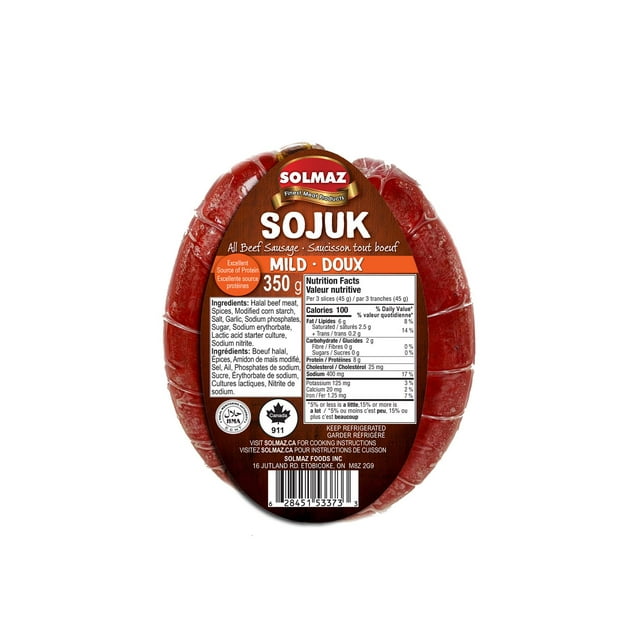 Solmaz Halal Sojuk Mild, 350gr