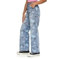 thumbnail image 2 of Jean utilitaire large à la jambe My Sister’s Closet pour filles, 2 of 8