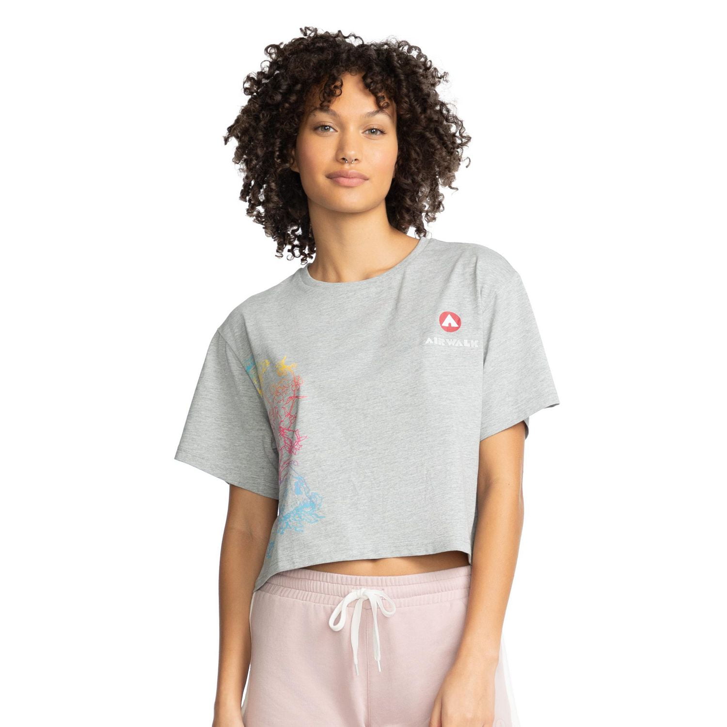 AIRWALK JERSEY CROPPED TEE
