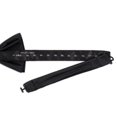 thumbnail image 3 of George Men's Classic Solid Black Bow Tie, 3 of 4