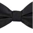 thumbnail image 4 of George Men's Classic Solid Black Bow Tie, 4 of 4