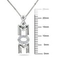 thumbnail image 2 of Miabella Diamond-Accent Sterling Silver Infinity "mom" Pendant, 18", 2 of 4
