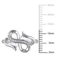 thumbnail image 3 of Miabella Diamond-Accent Sterling Silver Infinity Heart Ring, 3 of 5